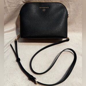 Michael Kors Black and Gold Crossbody Bag EUC
